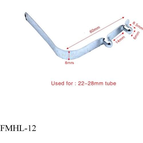 Manufacture one side with dual buttons tent pole push button spring snap clip locking tube pin