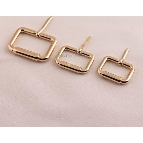 6pcs/lot 23/25/32mm gold color alloy metal Top Quality Pin buckles belt buckle for garment Strap Webbing Diy For women and men