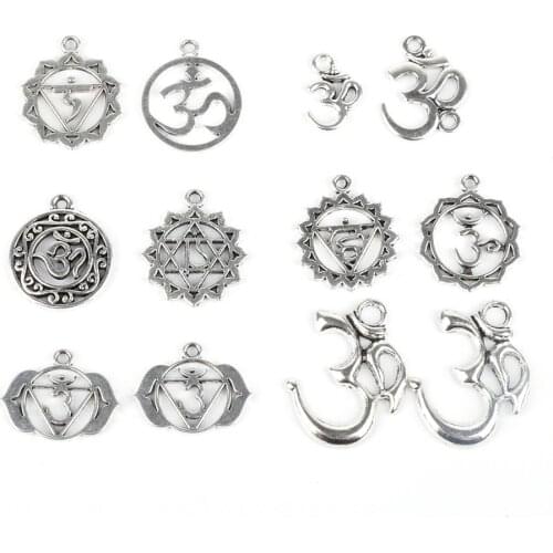 10pcs/lot Antique Silver Plated Zinc Alloy Metal Charms Pendants For Jewelry Bracelet Necklace Making DIY Accessories