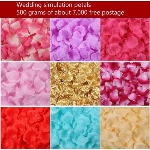 Silk Rose Artificial Flower Bride Wedding Decoration Petal Table Flower Single Party Decoration Mariage flower wall