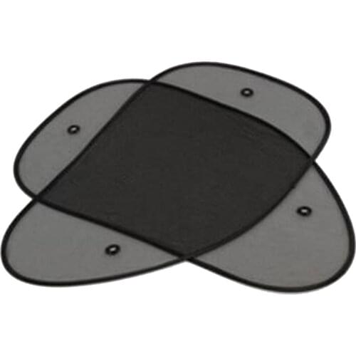 2 Pieces Car Side Windshield Cover Block Anti-UV Window Mesh Cover Foldable