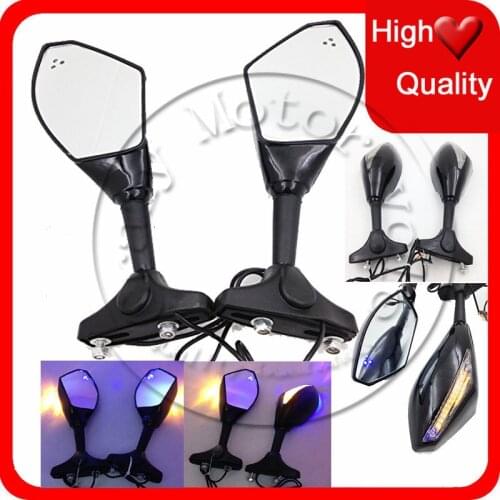 Motorcycle LED Turn Signal Mirrors For Honda CBR600 F1 F2 F3 F4 F4i CBR600RR CBR 900 929 954 1000 RR CBF1000 CBR125R CBR250R