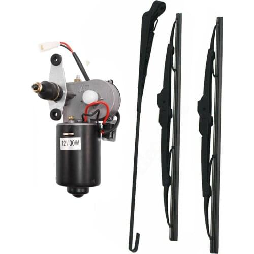 New DC12V 30W Universal UTV Electric Windshield Wiper Motor Kit Wiper Assembly for Polaris Ranger Car Accessories High Quality