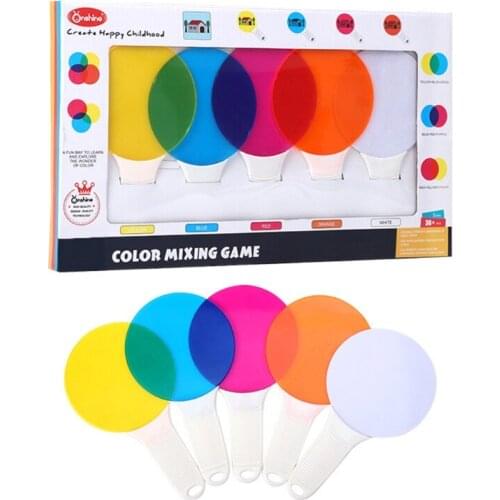 1PC Brain Developmental Color Enlightenment Cognition Game Toy Scientific Experiment Kit Training Toy for Baby