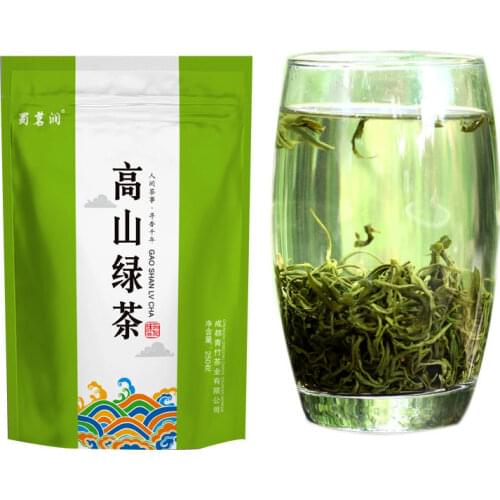 2021 Green Chinese Tea Sichuan Yunwu High Mountain Green Loose Tea 250g