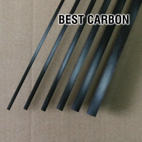 3Pcs of Dia. 6.0mm x 1000mm Carbon Fiber Rod - Toray carbon fiber joint with Epoxy resin