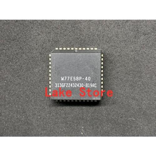 5 unids/lote W77E58P-40 PLCC W77E58P W77E58 W77E058A40PL W77E058A40 W77E058
