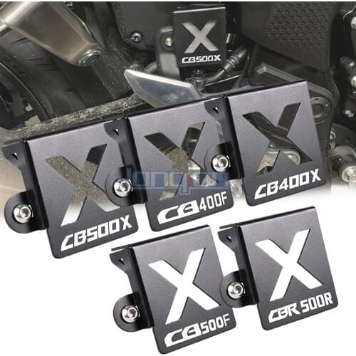 Accessories FOR HONDA CB500X CBR500R CB500F CB 500X 500F 400X 400F CB400X 400F Rear Brake Fluid Reservoir Cover Protective Guard