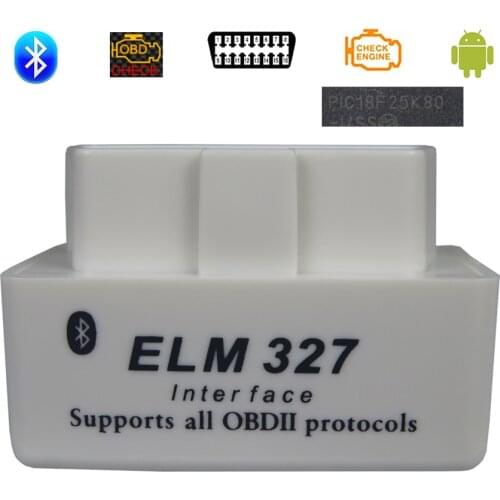 Super ELM 327 V1.5 Mini ELM327 Bluetooth OBDII Car Diagnostic Scanner for Android PIC18F25K80 Chip ELM327 OBD 2 Diagnostic tool