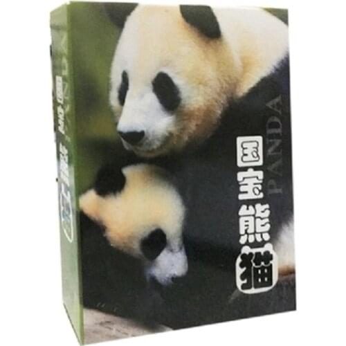 Free Shipping 54pcs/set Panda playing cards set collection novelty poker deck