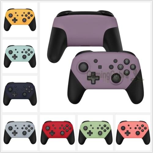 EXtremeRate Soft Touch DIY Replacement Faceplate and Backplate Shell Housing Case for NS Switch Pro Controller