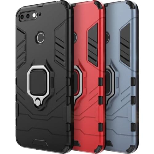 Honor 7A Pro Case on for Coque Huawei Honor 7A Pro Phone Cases 5.7" Stand Holder Metal Ring Armor case for Huawei Honor 7A Pro