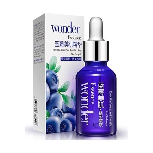BIOAQUA Blueberry Wonder Essence Serum Face Lifting Anti Aging Wrinkle Serum of Youth Organic Cosmetic Charm liquid Skin Care