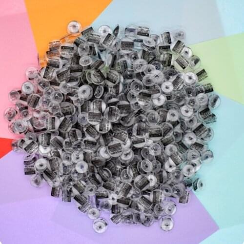 Hot lightweight buckles 100/500/1000 pcs transparent printed DIY buttons size1.3 cm fit shoe charms kids craft decoration