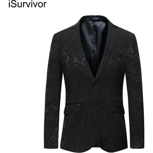 ISurvivor 2021 Mens Business Casual Fashion Urban Slim Youth Long-Sleeved Two-Button Suit Small Suit