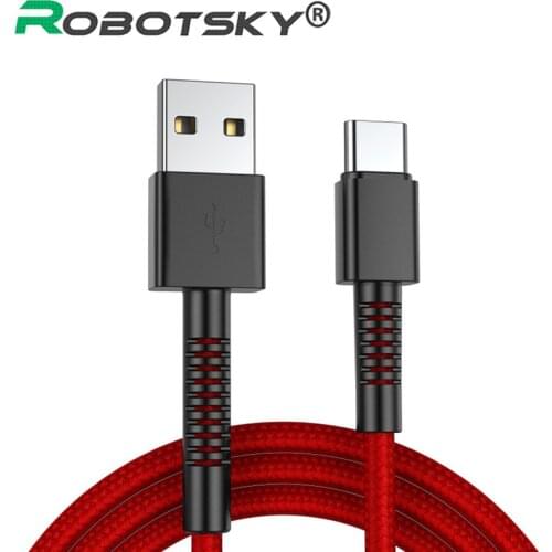 3A USB Type C Cable Wire For Samsung S20 Huawei Xiaomi Mobile Phone Fast Charging USB Cable Type-C Charger Micro USB Cables