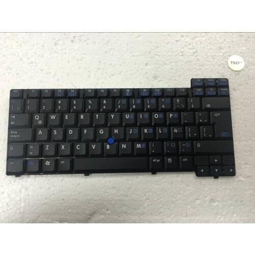 New SP Laptop keyboard for HP Compaq nc6200 nc6220 nc6230 with Pointer sticker Black SPAIN version