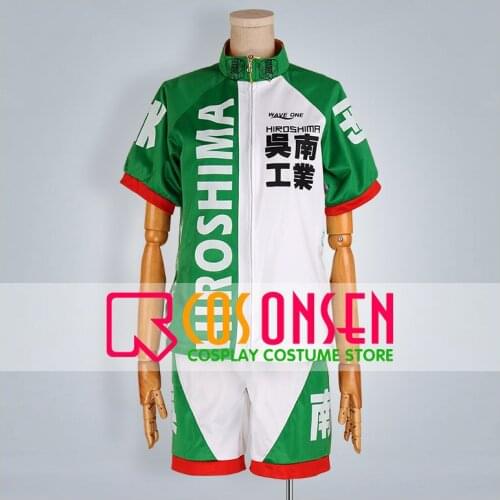 COSPLAYONSEN Yowamushi Pedal Hiroshima Kureminami Technical High School Eikichi Machimiya Cosplay Costume