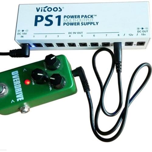 Power Line 2464 24AWG X2C DC Adapter Cable Smooth Insertion Guitar Converter
