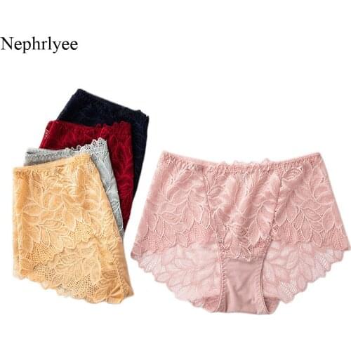 2021 New High-Rise Panties For Women Lift Up Transparent Underwear Sexy Lingerie Female Lace Briefs Women Underpants P274