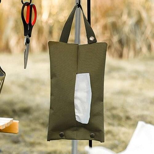 Camping Tissue Case Bag Toilet Paper Holder Hanger Tissue Bags Storage Durable Cover Boxes Detachable Outdoor Hanging 2021 New
