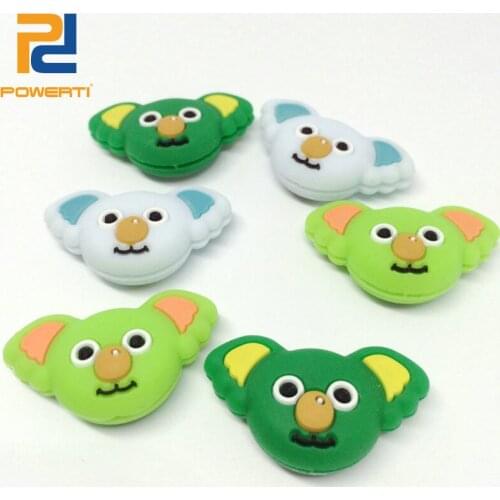 POWERTI 10pcs/lot Funny Sloth Tennis Racket Vibration Dampener Cute Racquet Damper Sport Tennis Accessory