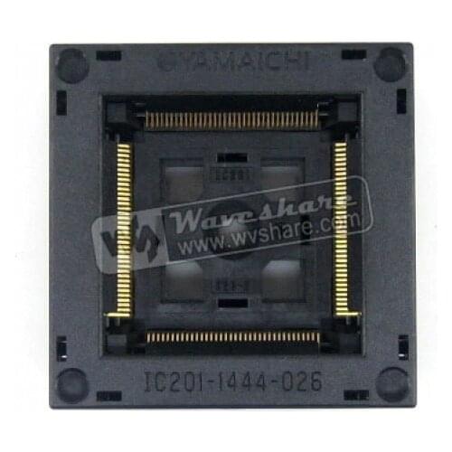 QFP144 TQFP144 FQFP144 PQFP144 IC201-1444-026 QFP Yamaichi IC Test Burn-in Socket Programming Adapter 0.5mm Pitch