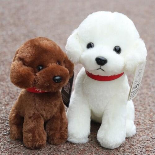 Realistic Teddy Dog Plush Cute 29cm Imitation Teddy Stuffed Animal Doll Kids gift