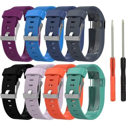 Replacement Wrist Band Silicone Watch Band For Fitbit Charge HR Activity Tracker Metal Buckle Watch Strap For Fitbit Charge HR