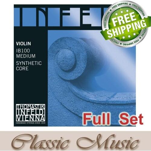 Thomastik Infeld-Bule (IB100) Violin Strings ,Full set ,Set 4/4 Medium. Made in Austria. free shipping