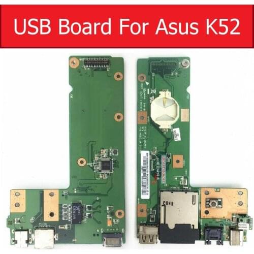 USB Jack Port Board For ASUS K52 K52J K52JR K52JC K52DR X52F K52F X52J K52DY K52DE K52N VGA Power USB Network Card BOARD