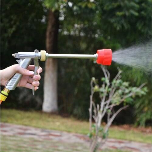 2pcs/lot Metal Garden Water Gun Collection irrigation hose nozzle Car cleaning Spray gun Adjustable Watering flowers Water gun