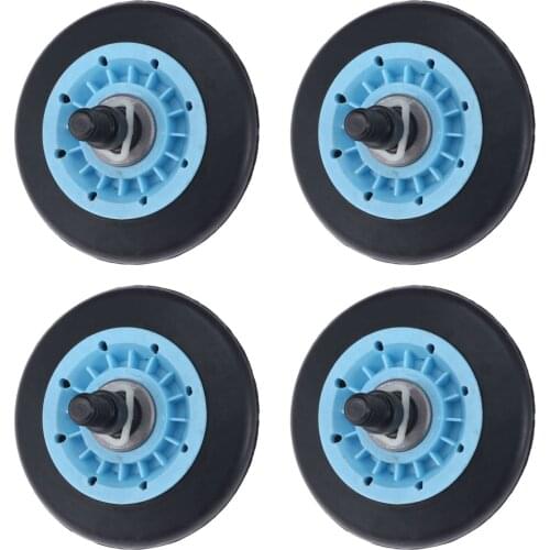 4pcs/kit DC97-16782A Dryer Drum Roller&Axle Replacement General Electric Replaces DC97-07523A AP5325135 DC97-07523A AP53251352