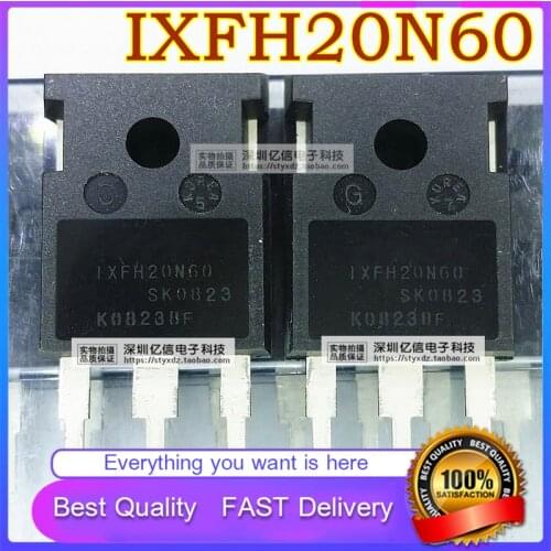 5Pcs/Lot New Original IXFH20N60 600V20A 20N60 Field Effect MOS TUBE TO-3P Good Quality
