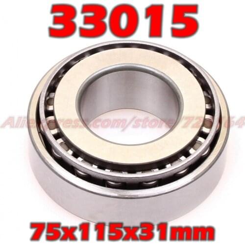 75x115x31 mm Tapered Roller Bearings 33015 3007115E HR33015J 33015JR 33015A E33015J 33015VC12 33015U 33015E 75*115*31