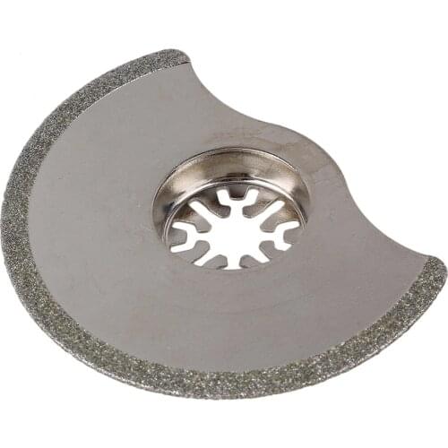 88mm Sliver Diamond Universal Oscillating Multitool Semicircle Saw Blades with Countersunk Head