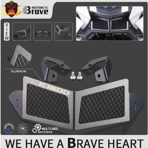 Motorcycle Accessories Radiator Grille Guard Protection Cover For BMW K1600GT K1600GTL 2016 - 2021 K 1600 GT GTL K1600B K1600