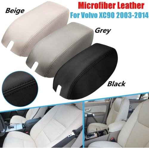 3 Colors Car Armrest Cover Leather Center Console Lid for For Volvo XC90 2003 2004 2005 2006 2007 2008 2009 2010 2011-2014