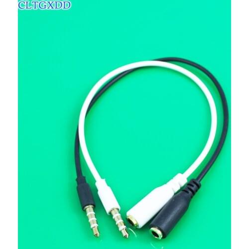 Cltgxdd 3.5mm Jack extension 3.5mm TRRS Female to 3.5mm TRRS Male 4 Pole cable for mobile,tablet pc