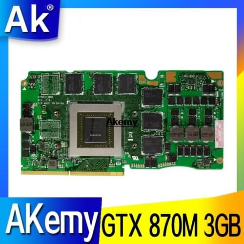 For Asus ROG G750JZ GTX870M GTX 870M N15E-GT-A2 3GB Laptop VGA Graphic card Video card