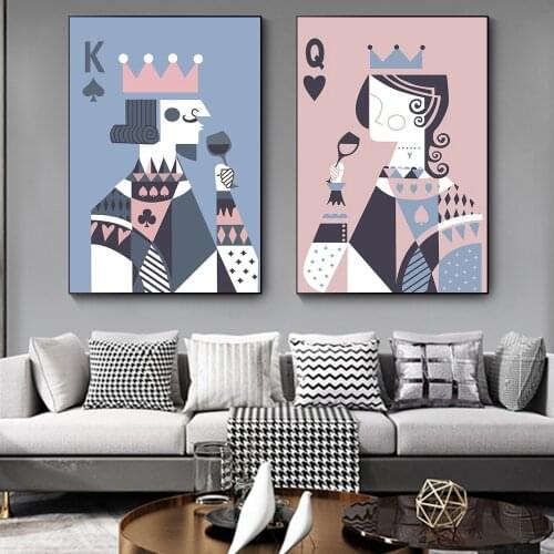 Creative Space Geometry Arabian Toast Canvas Painting Abstract Characters Art Wall Picture Prints Bedroom Living Room Home Decor