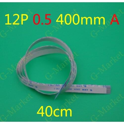 2-100pcs/lot New FFC FPC flat flexible cable 0.5mm pitch 12 pin 12PIN Forward Length 400mm Width 6.5mm Ribbon Flex Cable