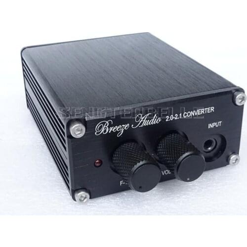 Finished B1 MINI Pre-amplifier 2.0-2.1 Converter Professional Preamplifier Matching Subwoofer Low Pass