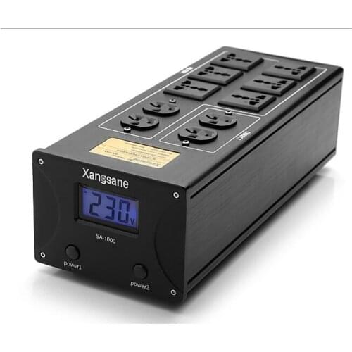 Hifi Audio Power Purifier 3000W 15A Noise Filter Home AC Power Conditioner Audiophile Power Filter