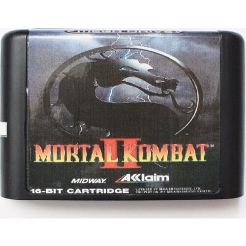 Mortal Kombat 2 16 bit SEGA MD Game Card For Sega Mega Drive For Genesis