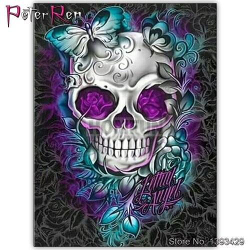 Diamond Painting Embroidery Cross Stitch rose Shantou Pattern Handicraft Mosaic Wall Mural Full coverage Resin rhinestone Crafts