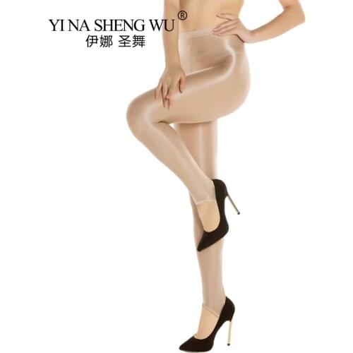 Reflective Stockings 70D Nightclub Singer Glossy Shaping Tights Stage Performance Pantyhose New DS Stage Performance Dance Socks