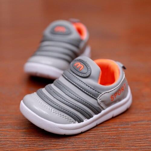 New Design Kids Shoes Boys Sport Sneakers Baby Toddler Shoes Children Mesh Sneakers Running Breathable Girls Casual Shoes Black
