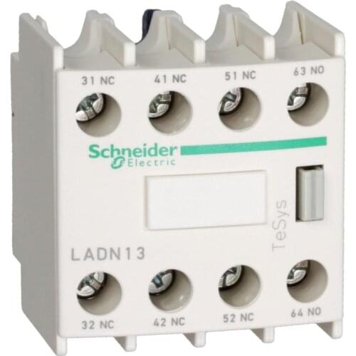 Front-mounted, TeSys D Instantaneous Auxiliary Contact Module, 1NO 3NC, Ring Terminal LADN136