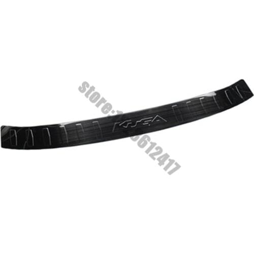 Stainless steel external car Trunk Tread Plate Trim Rear Bumper Protector sill For Ford Escape Kuga 2013-2020 5 doors